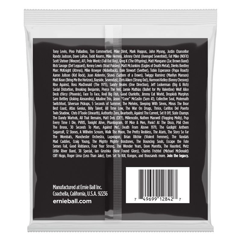Ernie Ball Regular Slinky Stainless Steel Electric Bass Strings - 50-105 Gauge