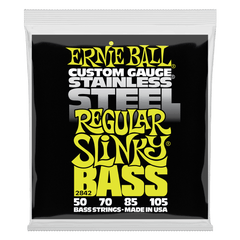 Ernie Ball Regular Slinky Stainless Steel Electric Bass Strings - 50-105 Gauge