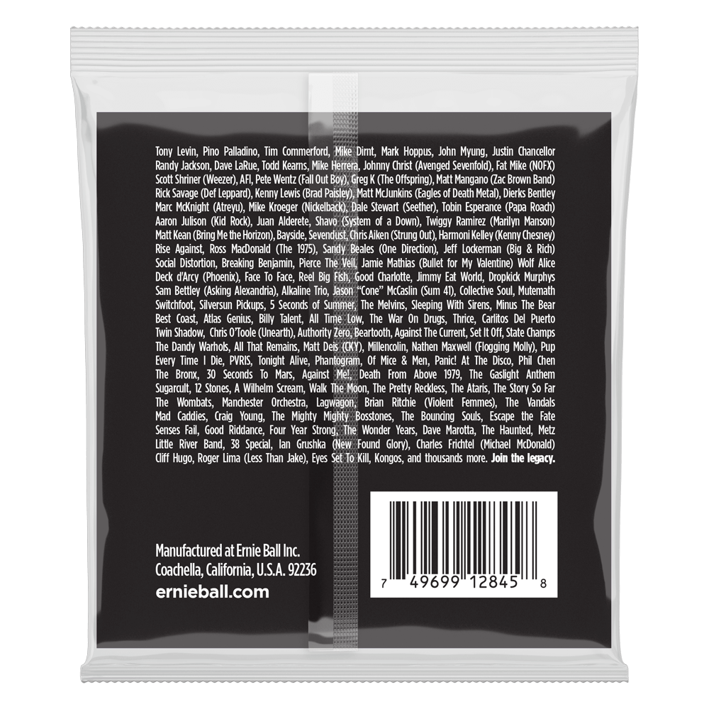 Ernie Ball Extra Slinky Stainless Steel Electric Bass String, 40-95 Gauge