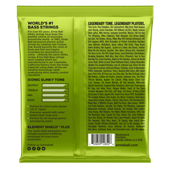 Ernie Ball Regular Slinky Nickel Wound Short Scale Bass Strings, 45-105 Gauge