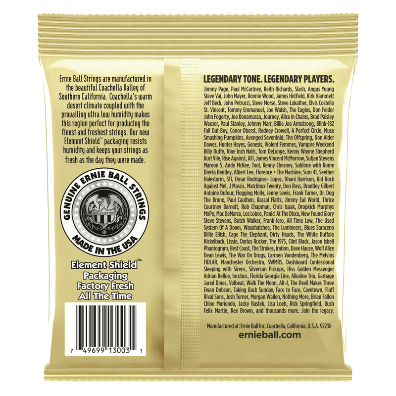 Ernie Ball Earthwood Medium Light 80/20 Bronze Acoustic Guitar Strings 3 Pack, 12-54 Gauge