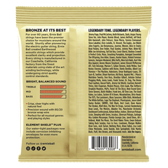 Ernie Ball Earthwood with Plain G 8020 Bronze Acoustic Guitar Strings 3 Pack 10 52