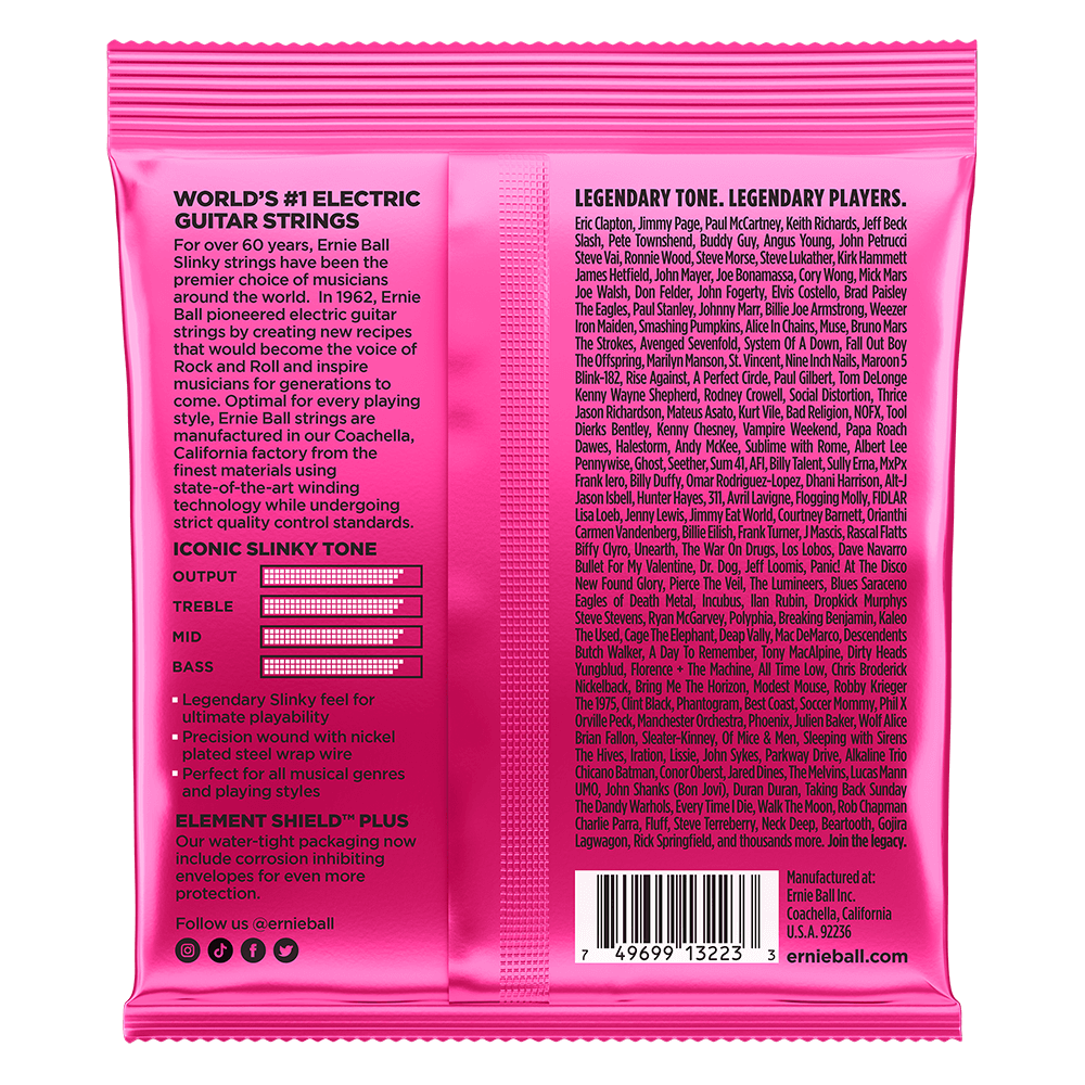 Ernie Ball Super Slinky Nickel Wound Electric Guitar Strings - 9-42 Gauge, 3 Pack