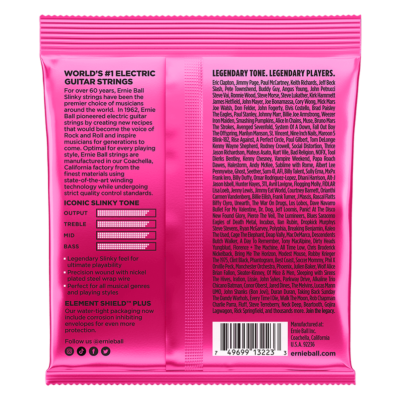 Ernie Ball Super Slinky Nickel Wound Electric Guitar Strings - 9-42 Gauge, 3 Pack