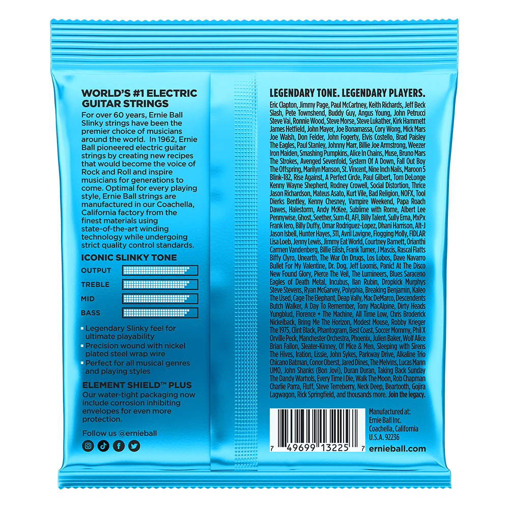 Extra Slinky Nickel Wound Electric Guitar Strings 3 Pack 8 38