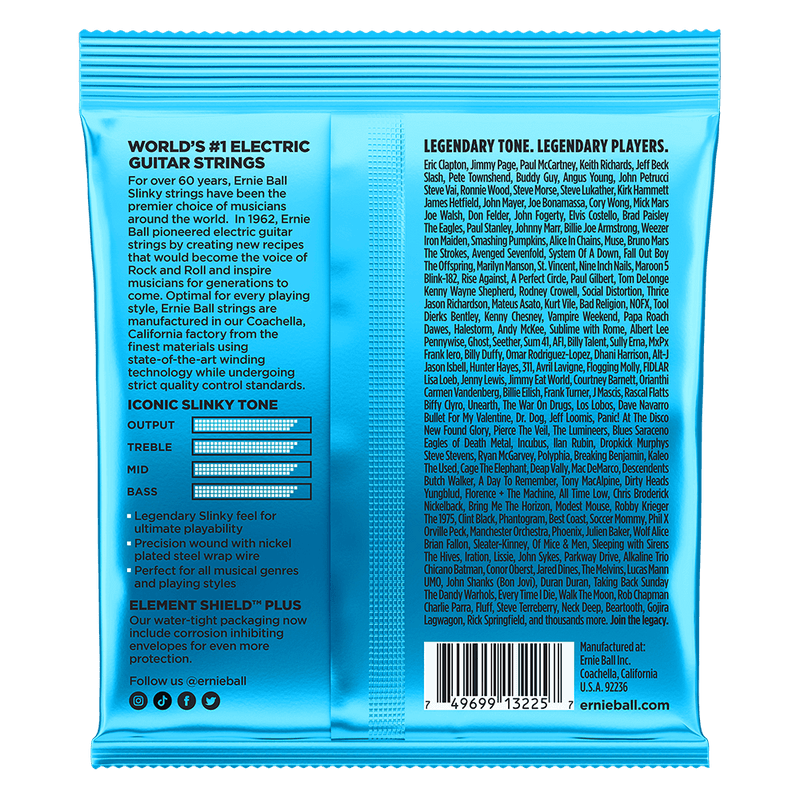Extra Slinky Nickel Wound Electric Guitar Strings 3 Pack 8 38