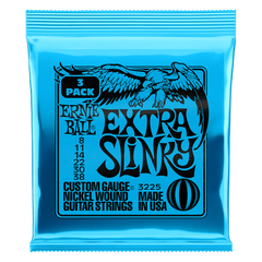 Extra Slinky Nickel Wound Electric Guitar Strings 3 Pack 8 38