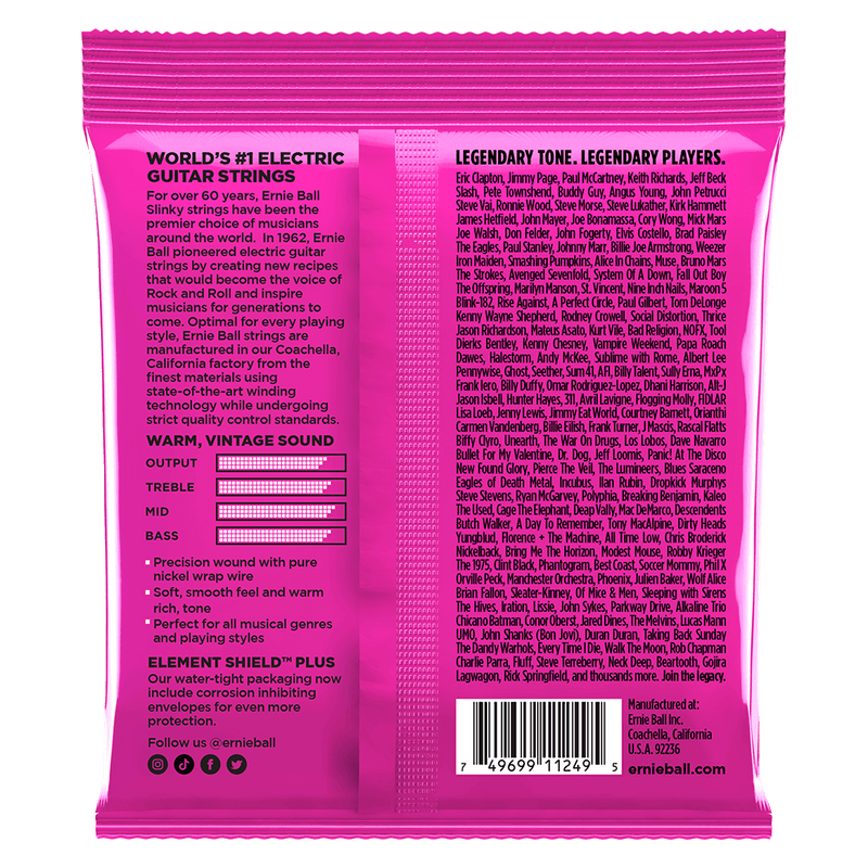 Super Slinky Classic RnR Pure Nickel Electric Guitar Strings  3 Pack 9 42