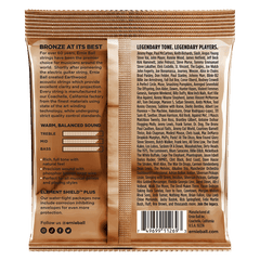 Earthwood with Plain G Phosphor Bronze Acoustic Strings 3 Pack 10 52
