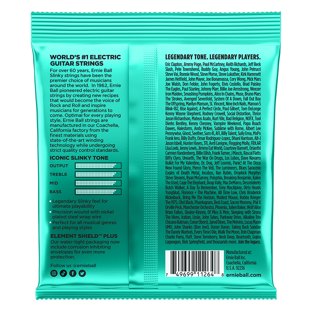 Not Even Slinky Nickel Wound Electric Guitar Strings 3 Pack 12 56