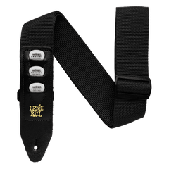 Ernie Ball Pickholder Polypro Strap, Black