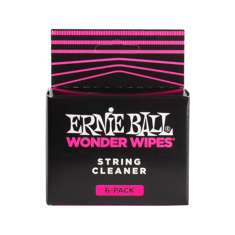 Ernie Ball Wonder Wipes String Cleaner, 6-Piece
