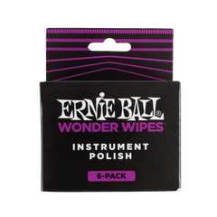 Ernie Ball Wonder Wipes Instrument Polish, 6-Piece