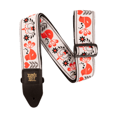 Ernie BallRed Bird Winter Jacquard Strap