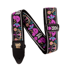 Ernie Ball Purple Bird Lupin Jacquard Strap