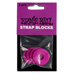 Ernie Ball Strap Blocks 4 Pack - Purple