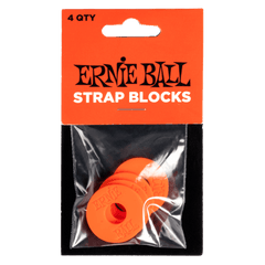 Ernie Ball Strap Blocks 4 Pack - Red