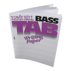 Ernie Ball Bass Tab Writing Paper