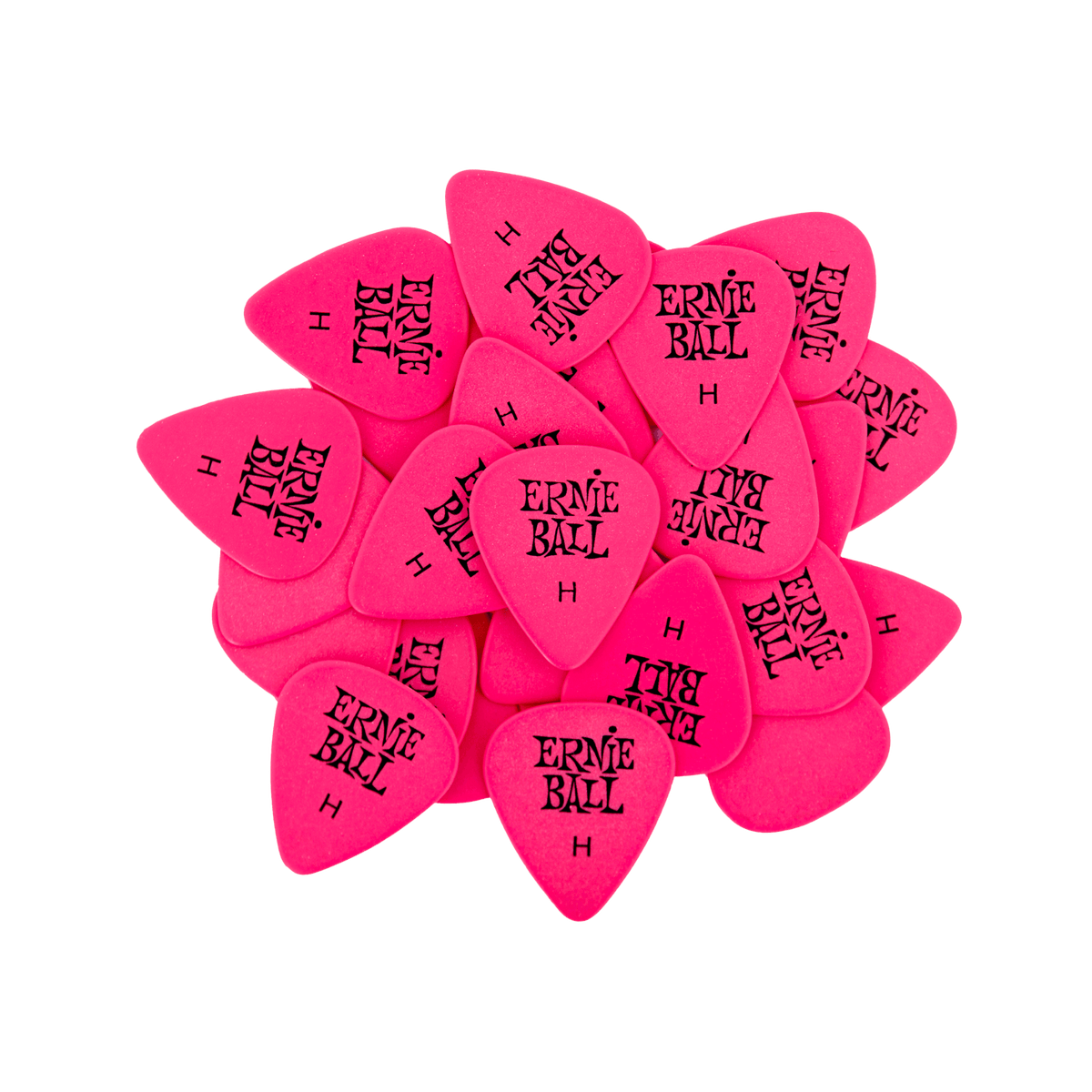 Heavy Pink Cellulose Picks, bag of 144