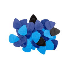 Ernie Ball Mixed Thickness Nylon Picks Bag of 50, Thin, Medium and Heavy
