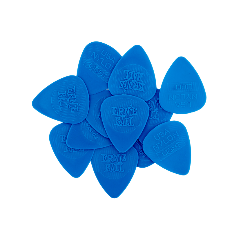Ernie Ball Thin Injection Molded Nylon Picks 0.53mm, 12-Piece