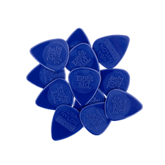 Ernie Ball 12-Piece Medium Injection Molded Nylon Guitar Picks Bag, 0.72mm Size