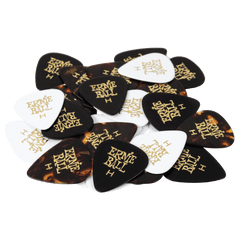 Ernie Ball 24-Piece Heavy Assorted Color Cellulose Guitar Picks Bag, 0.94mm Size