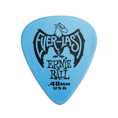 Ernie Ball 0.48 mm Everlast Picks 12 Pack, Blue