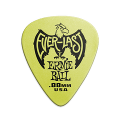 Ernie Ball 0.88 mm Everlast Picks 12 Pack, Green