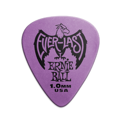 Ernie Ball 1.0 mm Everlast Picks 12 Pack, Purple