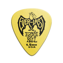 Ernie Ball 1.15 mm Everlast Picks 12 Pack, Yellow