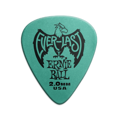 Ernie Ball 1.15 mm Everlast Picks 12 Pack, Teal