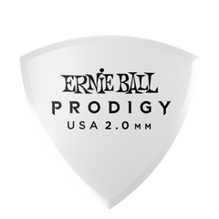 Ernie Ball 2.0 mm Shield Prodigy Picks 6 Pack, White