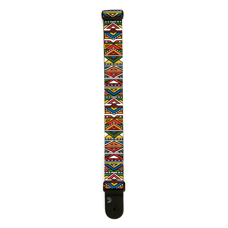 D'Addario Polyester Guitar Strap, Ndebele