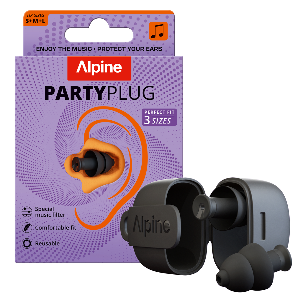 Alpine PartyPlug Black Ear Plugs