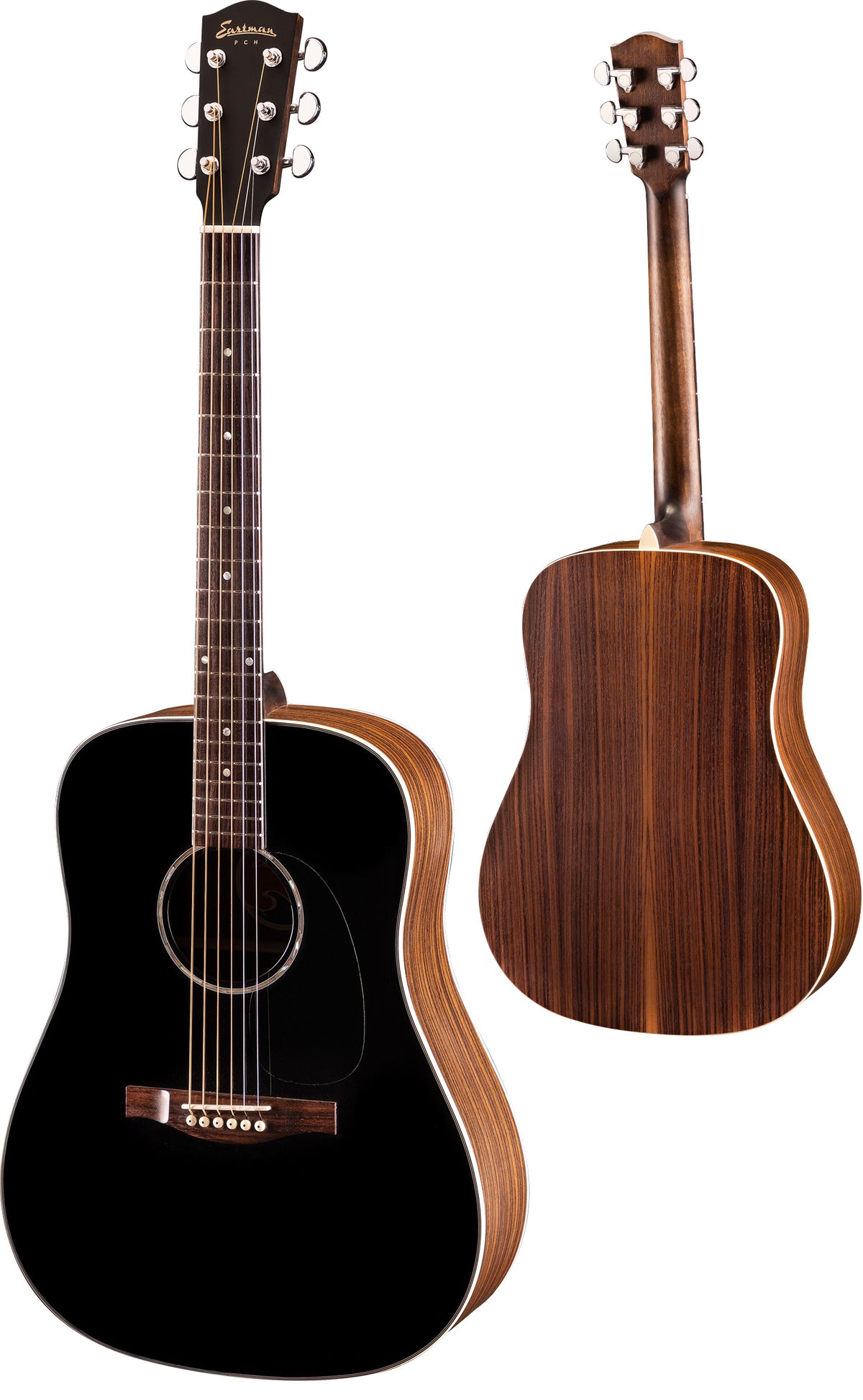 Eastman PCH2-D Acoustic Guitar - Black