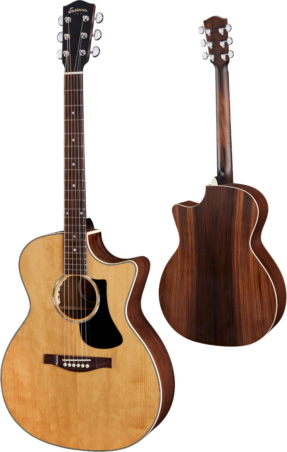 Eastman PCH2-GACE Acoustic Guitar - Thermo-Cure Natural