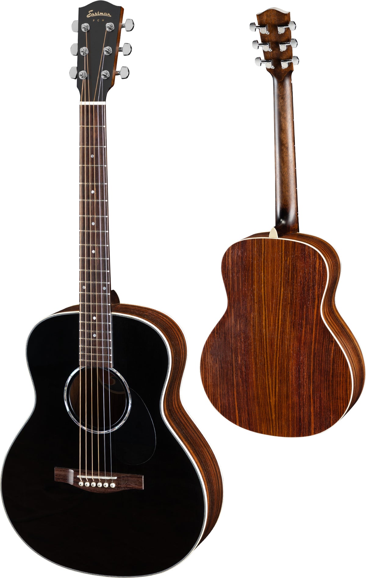 Eastman PCH2-TG Acoustic Guitar - Black
