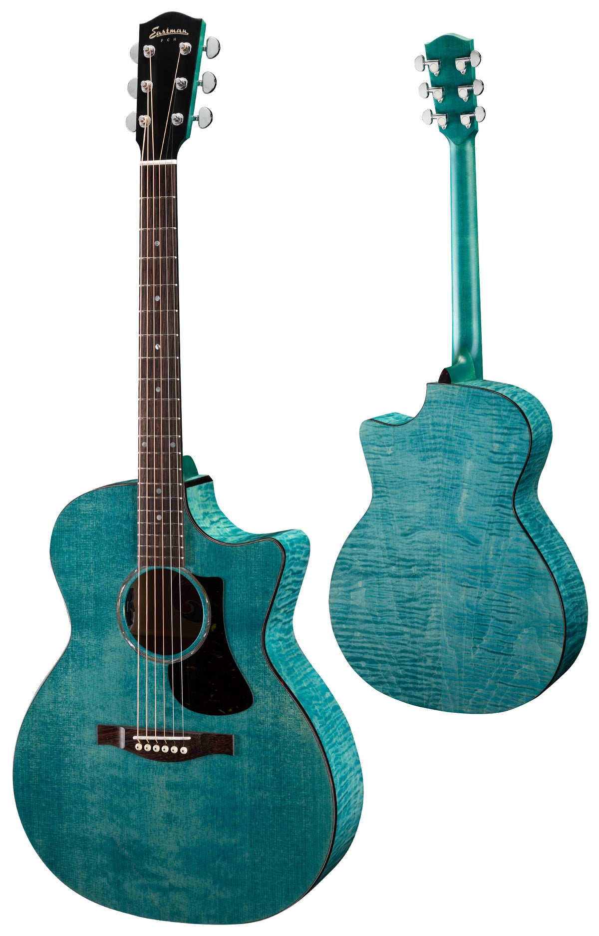 Eastman PCH3-GACE Acoustic Guitar - Faded Blue