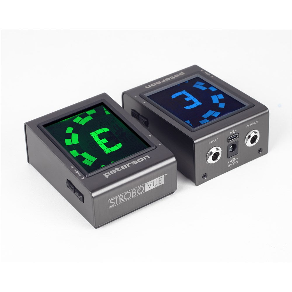 Peterson StroboVUE Compact Pedalboard Tuner with Buffered Output (STROBO-VUE)