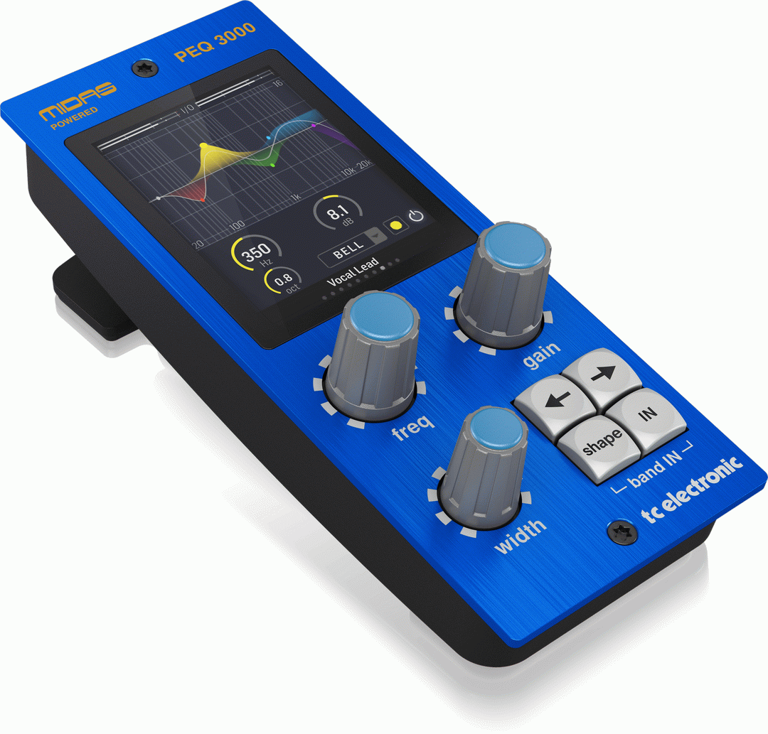 THE TC ELECTRONIC PEQ3000-DT PARAMETRIC EQ INTERFACE