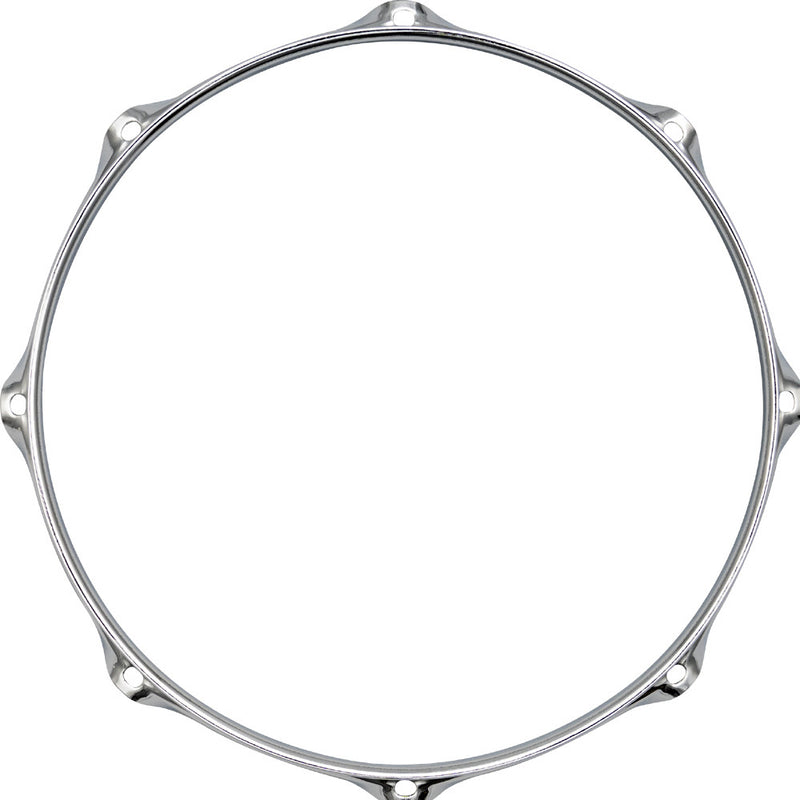 Dixon 12" Chrome Plated, 2.3mm Snare Side Steel Hoop with 8 Ears (Pk-1)