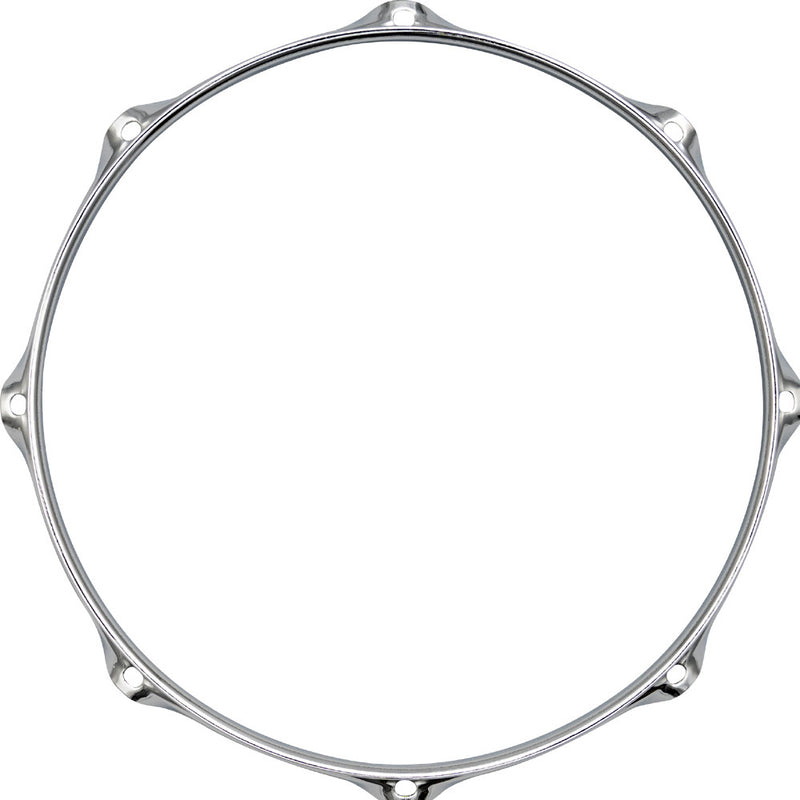 Dixon 14" Chrome Plated, 2.3mm Snare Side Steel Hoop with 8 Ears (Pk-1)