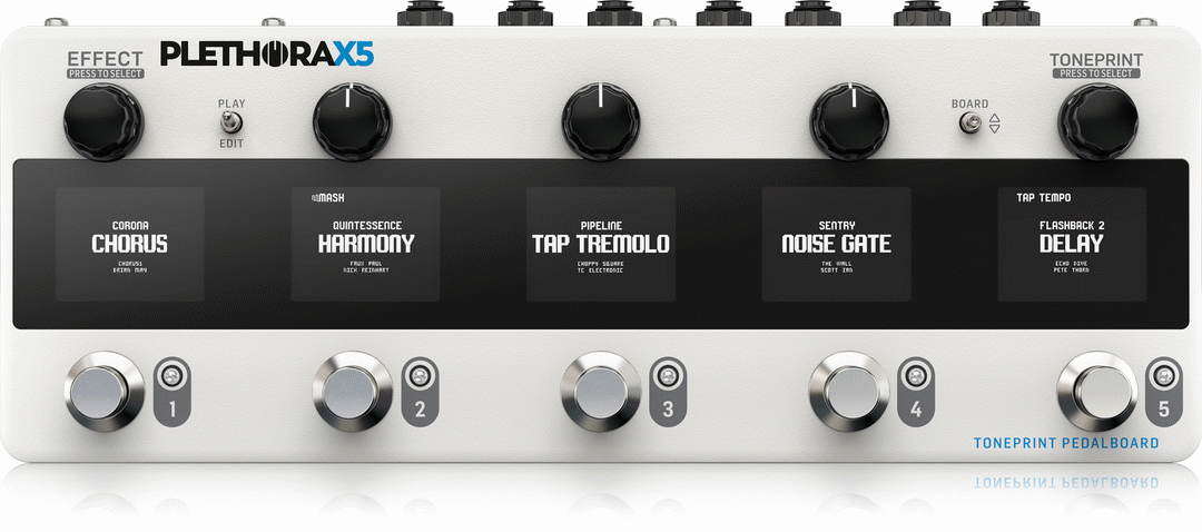 THE TC ELECTRONIC PLETHORA X5