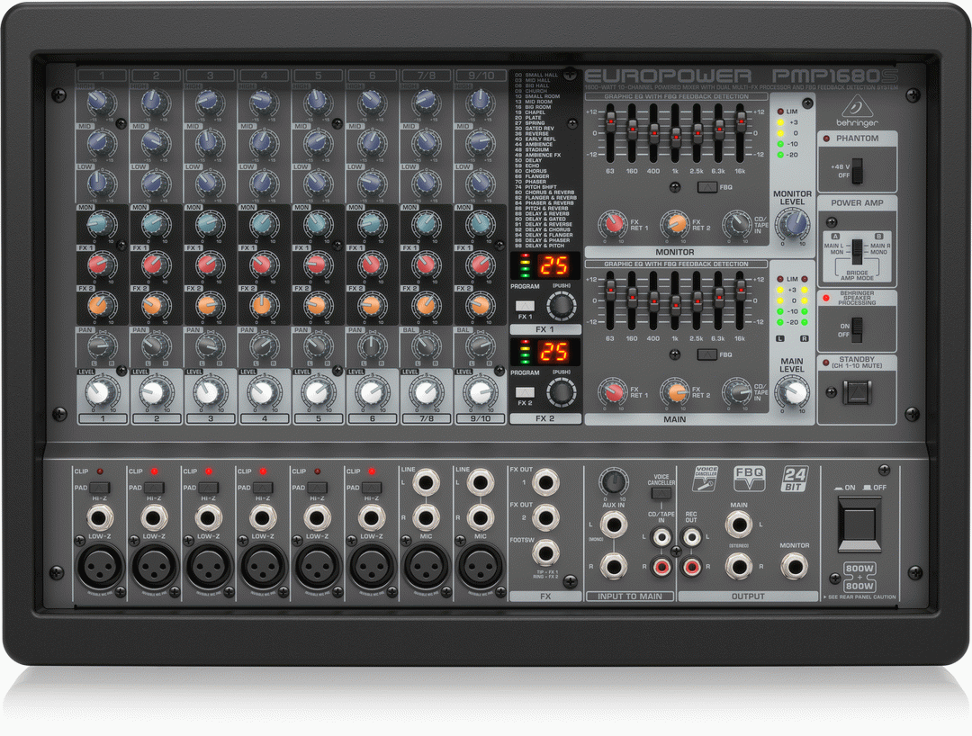 Behringer Europower PMP1680S Powered Mixer