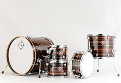 Dixon Fuse Limited Series 5-Pce Drum Kit in Zebrawood