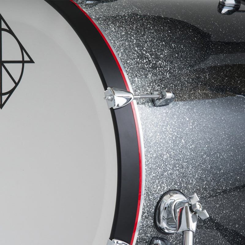 Dixon Fuse Maple 520 Series 5-Pce Drum Kit in Hyperspace Gloss