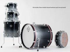 Dixon Fuse Maple 520 Series 5-Pce Drum Kit in Hyperspace Gloss