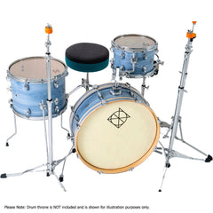 Dixon Little Roomer Series 5-Pce Drum Kit in Cerulean Frost Finish