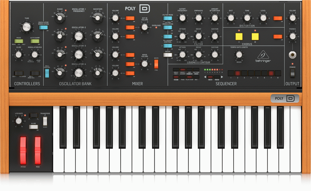Behringer POLY D 37 Key Analog Synth